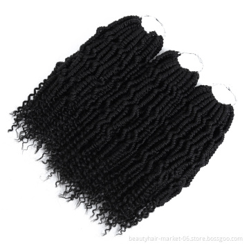 Cheap Factory Price Synthetic Bomb Pre Twisted Ombre Color Spring Twist Curly Passion Twist Hair Crochet Braid Hair Extensions